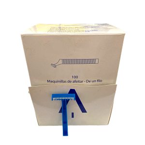 Cuchillas rasuradoras 1 hoja (100 unidades)